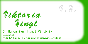 viktoria hingl business card